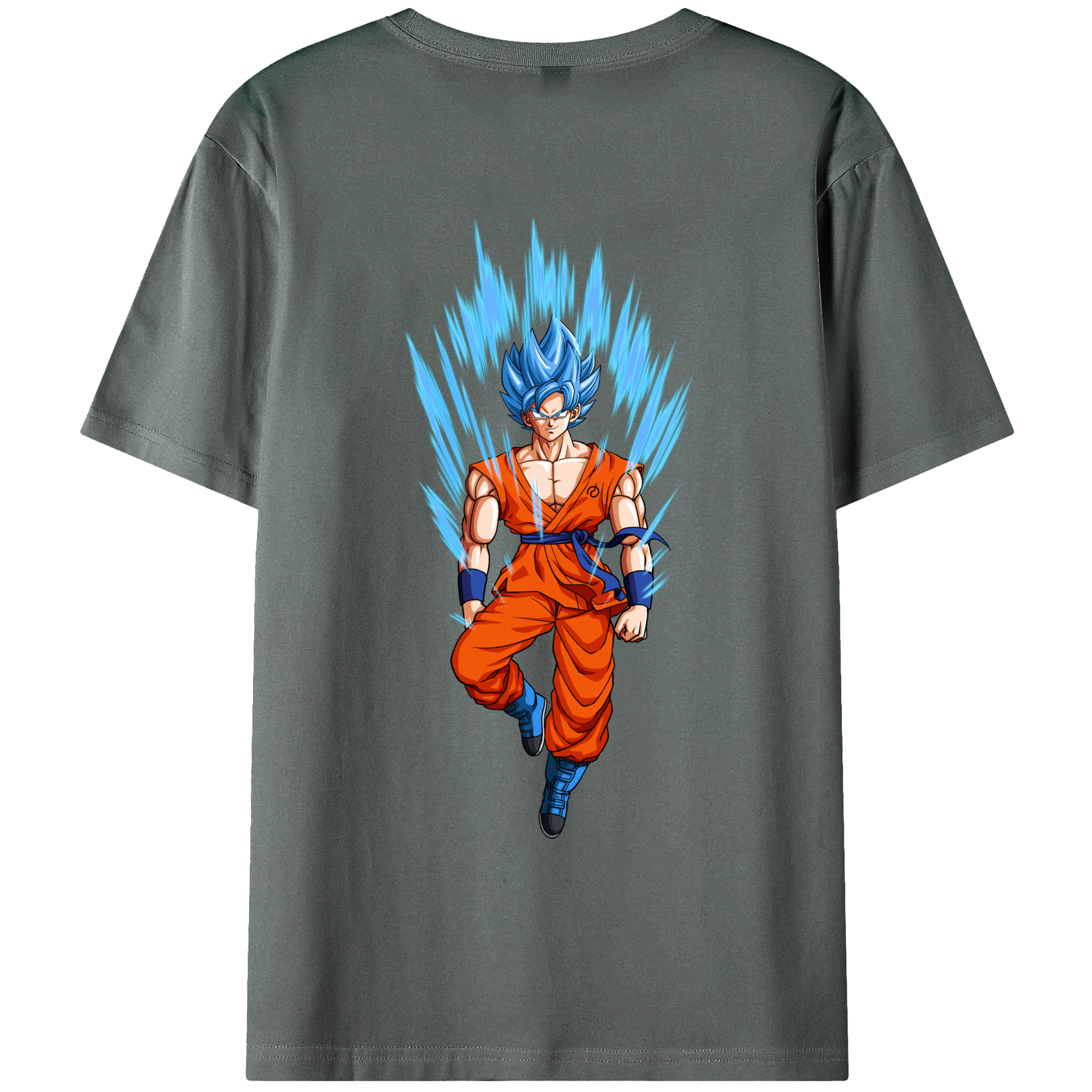 （画像用） ドラゴンボール 孫 悟飯（そんごはん）DRAGON BALL Son Gohan 綿100％ メンズ半袖Tシャツ（バックプリント） 通気性